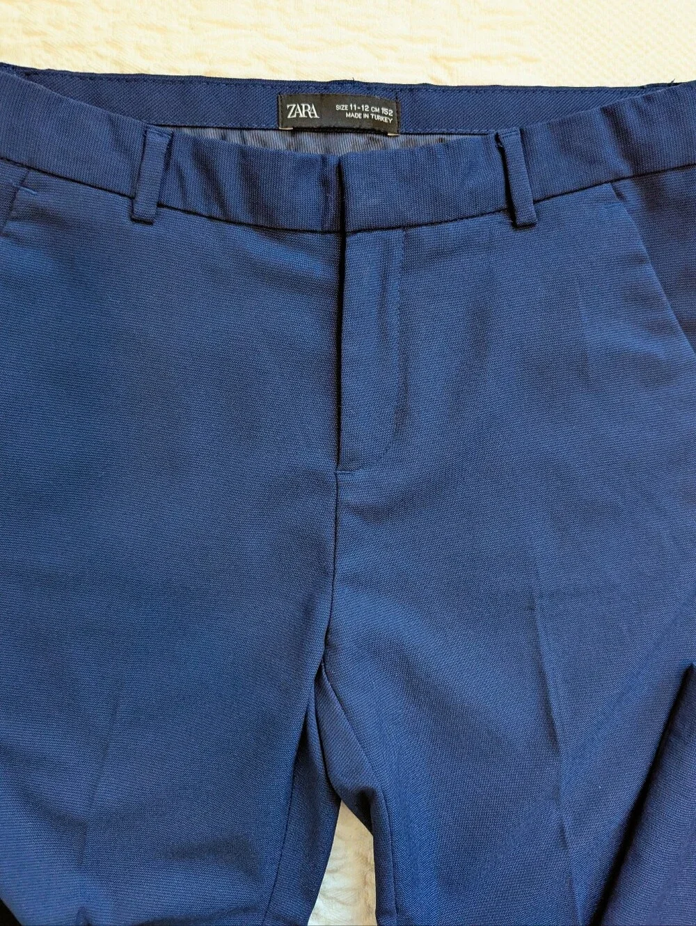 Zara Boys Blue Dress Pants Trousers Size 11-12 YRS (CM 152) Formal School